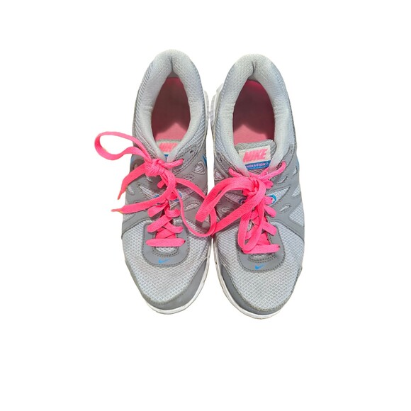 Nike Women's Revolution 2 Pink Blue Gray Size 8 Running Shoes - Picture 2 of 8